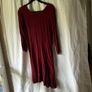 GAP size 6 maroon align with flare bottom long sleeve